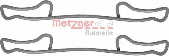 Metzger 109-1200 - Piederumu komplekts, Disku bremžu uzlikas www.autospares.lv