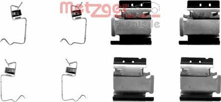 Metzger 109-1218 - Комплектующие для колодок дискового тормоза www.autospares.lv