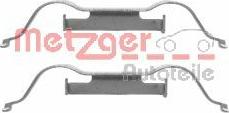 Metzger 109-1288 - Piederumu komplekts, Disku bremžu uzlikas www.autospares.lv