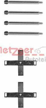 Metzger 109-1271 - Piederumu komplekts, Disku bremžu uzlikas www.autospares.lv