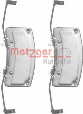 Metzger 109-1706 - Piederumu komplekts, Disku bremžu uzlikas www.autospares.lv