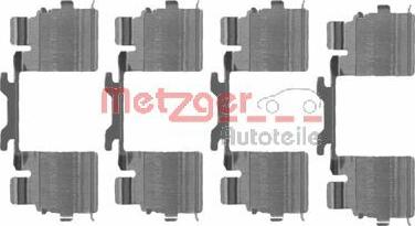 Metzger 109-1725 - Piederumu komplekts, Disku bremžu uzlikas www.autospares.lv