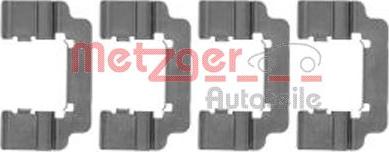 Metzger 109-1777 - Piederumu komplekts, Disku bremžu uzlikas www.autospares.lv