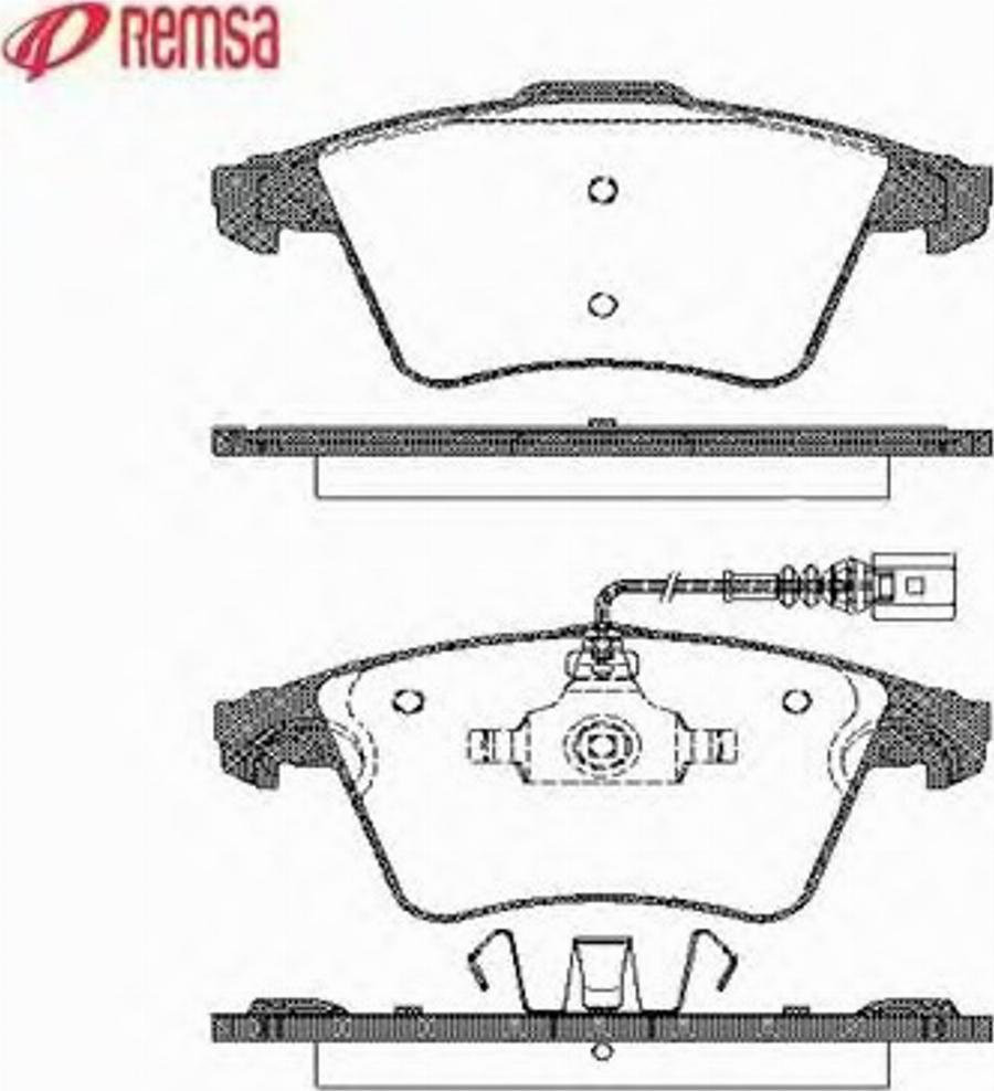 Metzger 104501 - Bremžu uzliku kompl., Disku bremzes www.autospares.lv