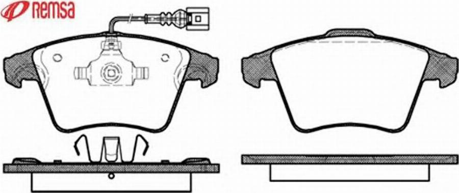 Metzger 104511B - Brake Pad Set, disc brake www.autospares.lv