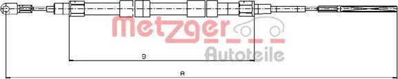 Metzger 10.4156 - Trose, Stāvbremžu sistēma www.autospares.lv