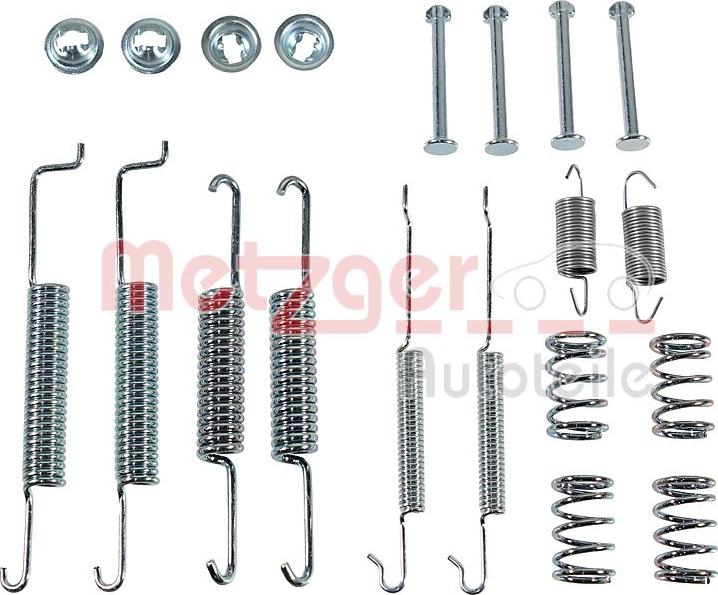 Metzger 105-0680 - Accessory Kit, brake shoes www.autospares.lv