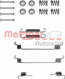 Metzger 105-0672 - Accessory Kit, brake shoes www.autospares.lv