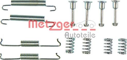 Metzger 105-0841 - Piederumu komplekts, Stāvbremzes mehānisma bremžu loks www.autospares.lv