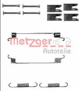 Metzger 105-0866 - Piederumu komplekts, Bremžu loki www.autospares.lv