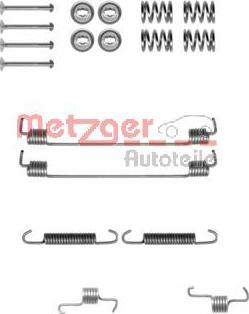 Metzger 105-0819 - Accessory Kit, brake shoes www.autospares.lv