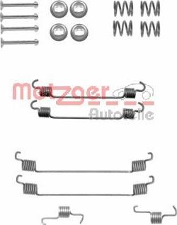 Metzger 105-0820 - Piederumu komplekts, Bremžu loki www.autospares.lv