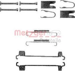 Metzger 105-0875 - Piederumu komplekts, Stāvbremzes mehānisma bremžu loks autospares.lv