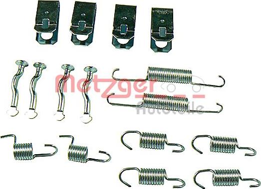 Metzger 105-0876 - Piederumu komplekts, Stāvbremzes mehānisma bremžu loks www.autospares.lv