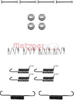 Metzger 105-0871 - Piederumu komplekts, Stāvbremzes mehānisma bremžu loks www.autospares.lv