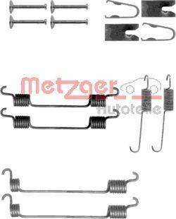 Metzger 105-0797 - Piederumu komplekts, Bremžu loki www.autospares.lv