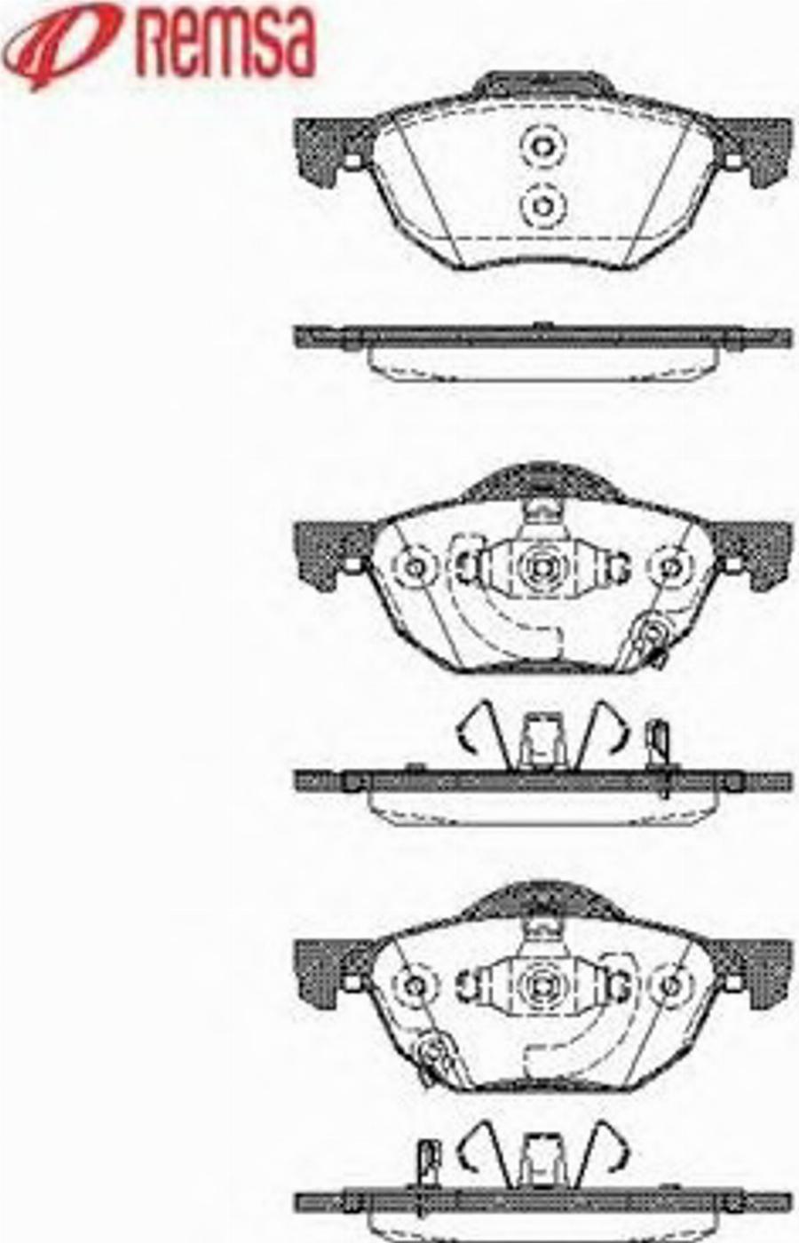 Metzger 1068.02 - Brake Pad Set, disc brake www.autospares.lv