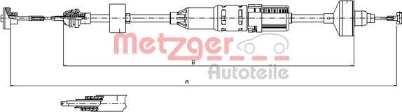 Metzger 10.3443 - Trose, Sajūga pievads www.autospares.lv