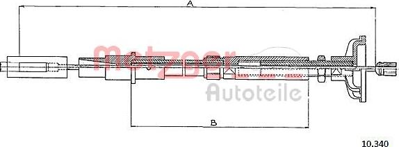 Metzger 10.340 - Trose, Sajūga pievads www.autospares.lv