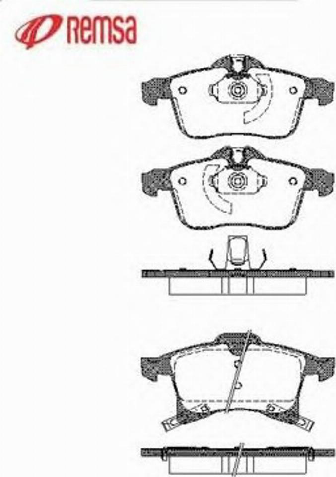 Metzger 103602 - Brake Pad Set, disc brake www.autospares.lv