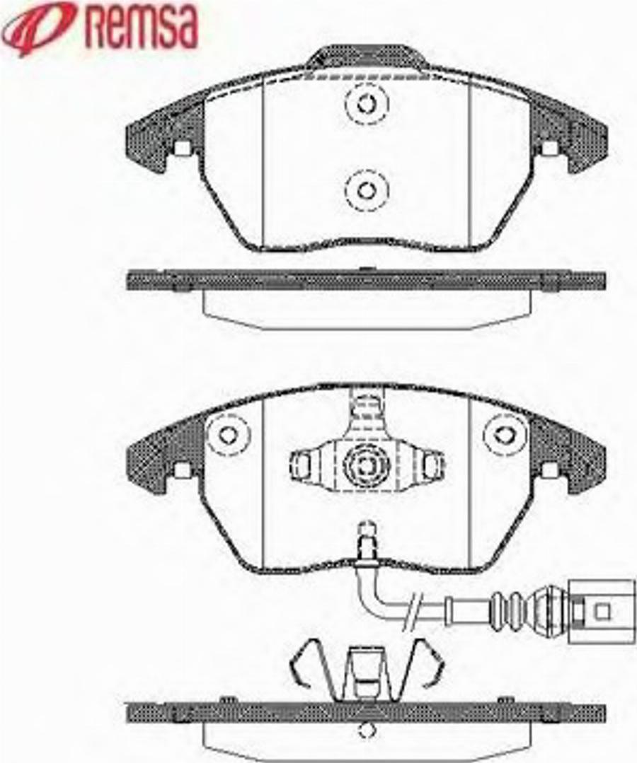 Metzger 103001 - Тормозные колодки, дисковые, комплект www.autospares.lv