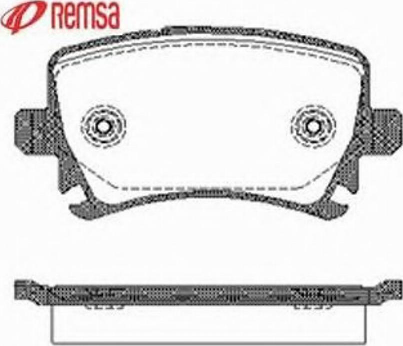 Metzger 103100 - Brake Pad Set, disc brake www.autospares.lv