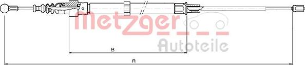 Metzger 10.7508 - Trose, Stāvbremžu sistēma autospares.lv