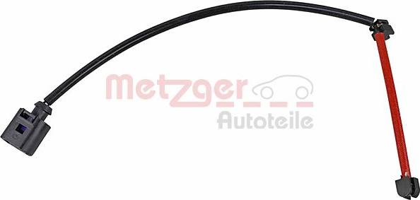 Metzger 1190221 - Сигнализатор, износ тормозных колодок www.autospares.lv