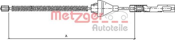 Metzger 11.5454 - Trose, Stāvbremžu sistēma www.autospares.lv