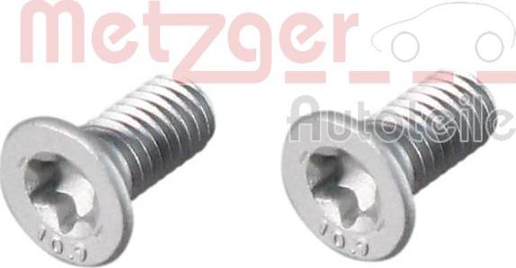 Metzger 11671K - Skrūve, Bremžu disks www.autospares.lv