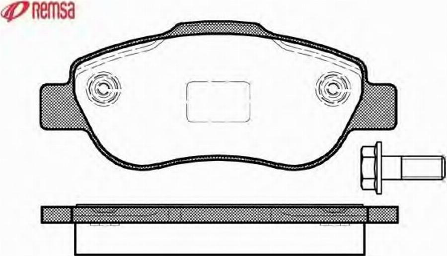 Metzger 1100.00 - Brake Pad Set, disc brake www.autospares.lv