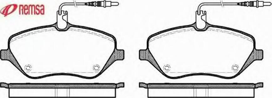 Metzger 110104 - Brake Pad Set, disc brake www.autospares.lv