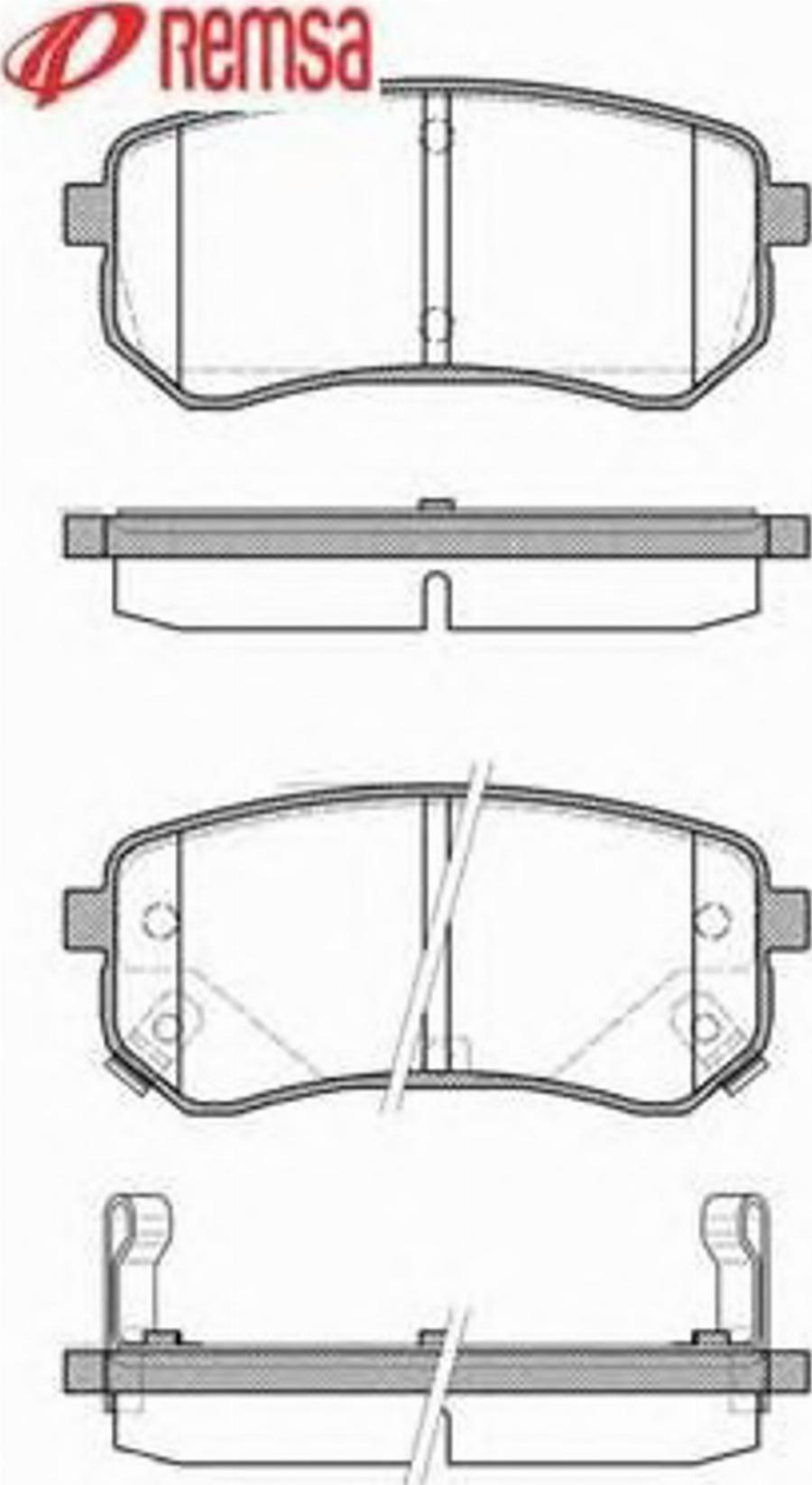 Metzger 113502 - Brake Pad Set, disc brake www.autospares.lv