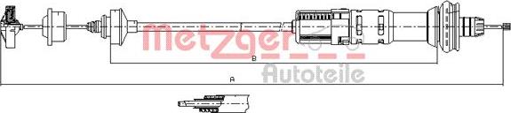 Metzger 11.3058 - Trose, Sajūga pievads autospares.lv