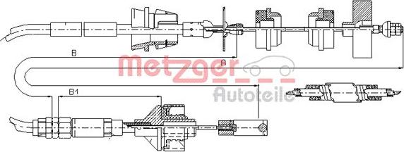 Metzger 11.3038 - Trose, Sajūga pievads autospares.lv