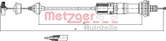 Metzger 11.3028 - Trose, Sajūga pievads autospares.lv