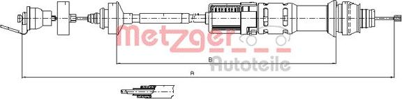 Metzger 11.2198 - Trose, Sajūga pievads autospares.lv