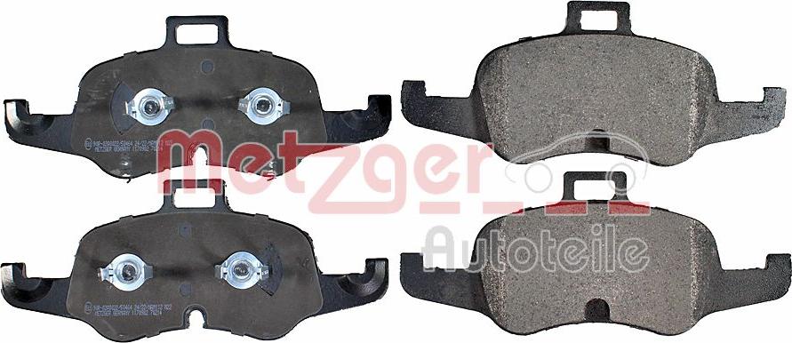 Metzger 1170982 - Bremžu uzliku kompl., Disku bremzes www.autospares.lv