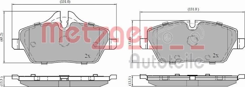 Metzger 1170926 - Bremžu uzliku kompl., Disku bremzes autospares.lv