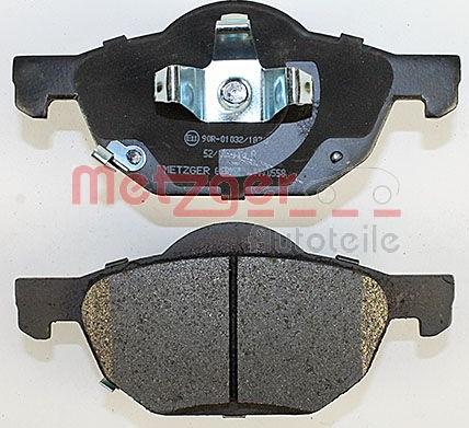 Metzger 1170558 - Bremžu uzliku kompl., Disku bremzes www.autospares.lv