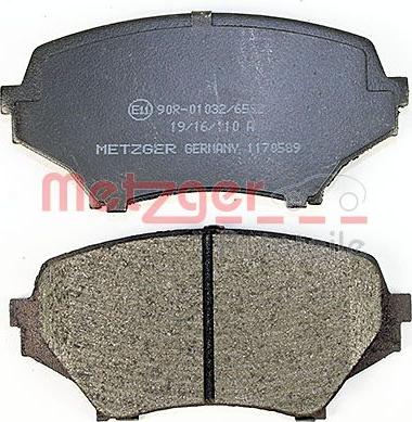 Metzger 1170589 - Bremžu uzliku kompl., Disku bremzes www.autospares.lv