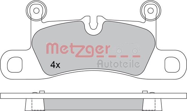 Metzger 1170523 - Bremžu uzliku kompl., Disku bremzes www.autospares.lv