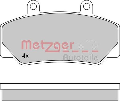 Metzger 1170094 - Bremžu uzliku kompl., Disku bremzes www.autospares.lv