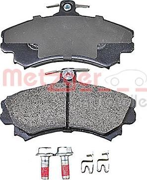 Metzger 1170166 - Bremžu uzliku kompl., Disku bremzes www.autospares.lv