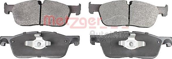 Metzger 1170893 - Brake Pad Set, disc brake www.autospares.lv