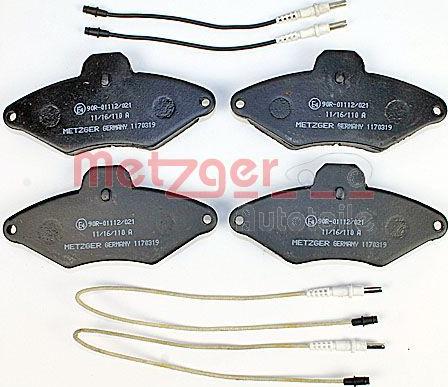 Metzger 1170319 - Bremžu uzliku kompl., Disku bremzes www.autospares.lv