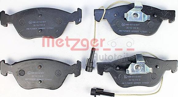 Metzger 1170321 - Bremžu uzliku kompl., Disku bremzes www.autospares.lv