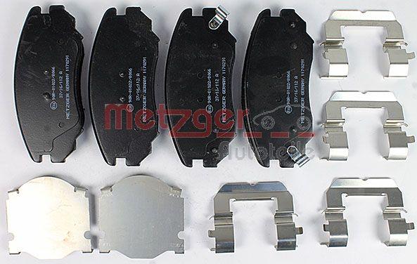 Metzger 1170291 - Bremžu uzliku kompl., Disku bremzes www.autospares.lv