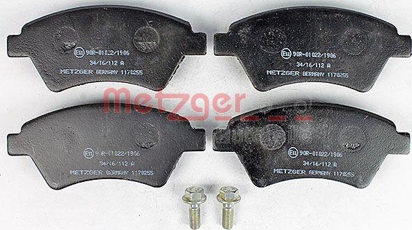 Metzger 1170255 - Bremžu uzliku kompl., Disku bremzes www.autospares.lv