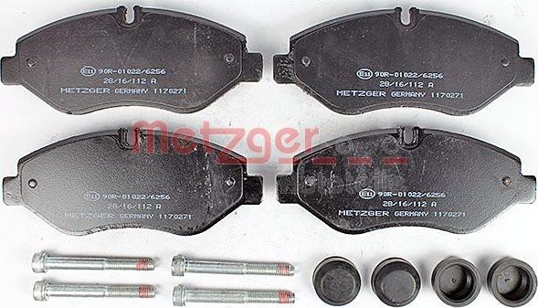 Metzger 1170271 - Bremžu uzliku kompl., Disku bremzes www.autospares.lv